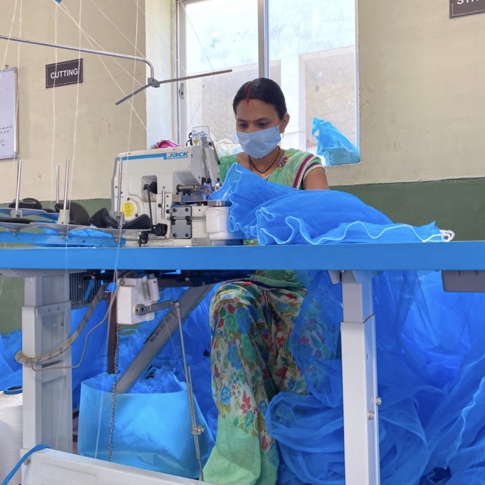 Woman at HIL factory in India